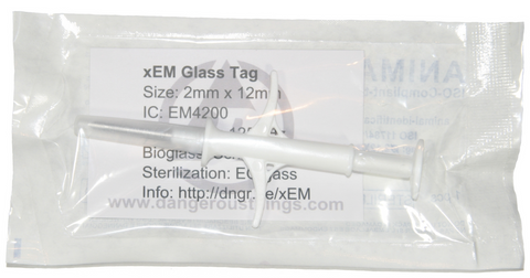 RFID - xEM Tag + Injection Kit (Dangerous Things)